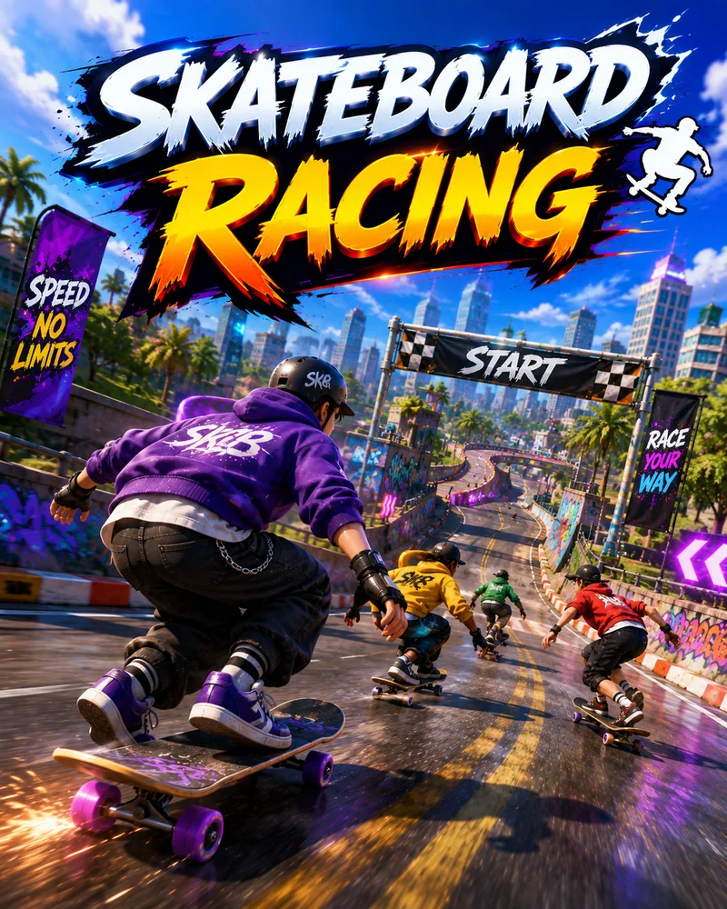 Skateboard Racing